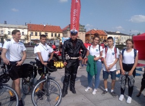 Niebieski piknik na pl. Kościuszki