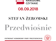 Przedwiośnie lekturą Narodowego Czytania 2018 Przedwiośnie lekturą Narodowego Czytania 2018