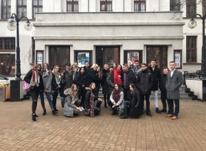 "Za kurtyną"-spotkanie z Teatrem Powszechnym "Za kurtyną"-spotkanie z Teatrem Powszechnym